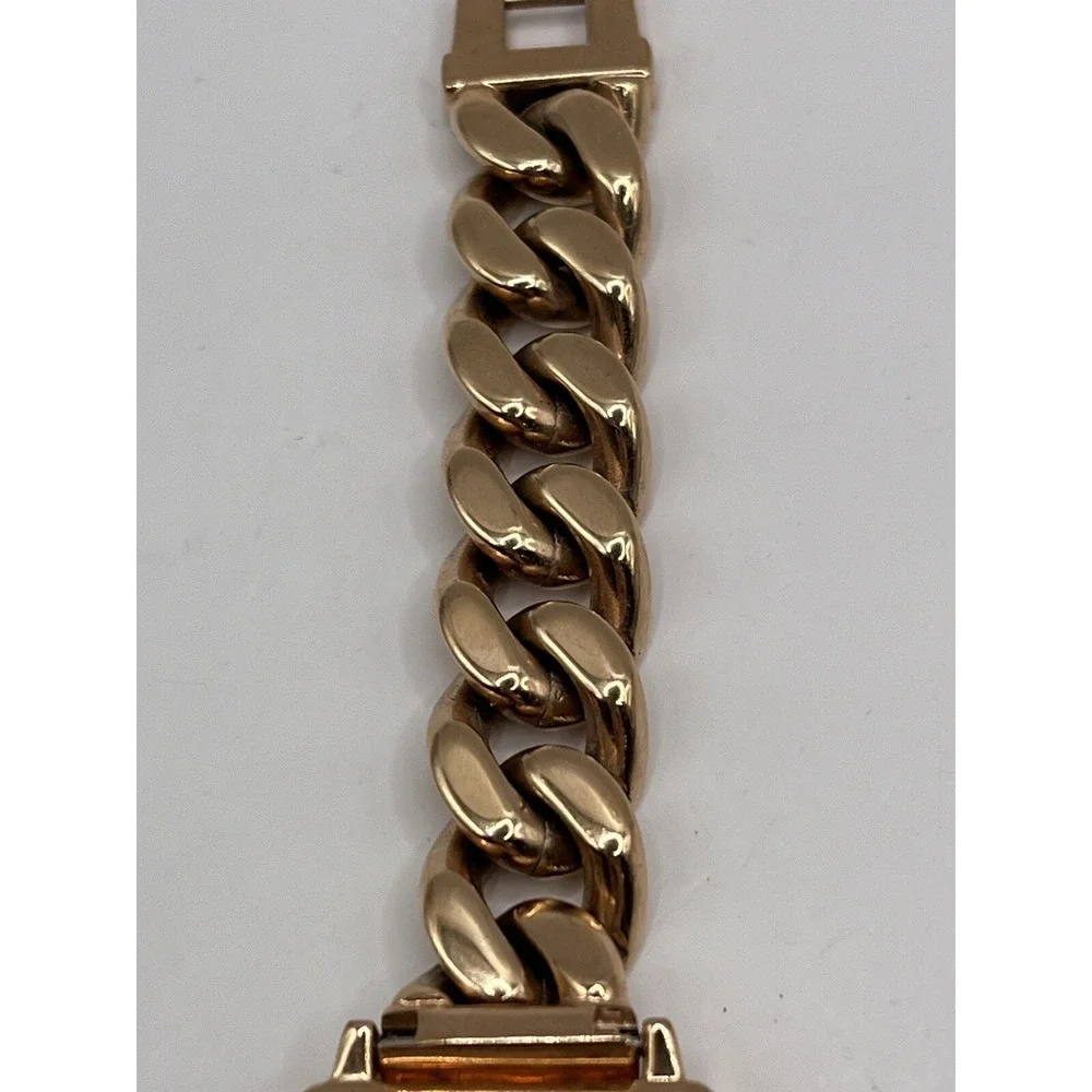 DMQ Women's Quartz Watch Rose Gold Rhinestone Bezel MOP Dial- New‎ Battery